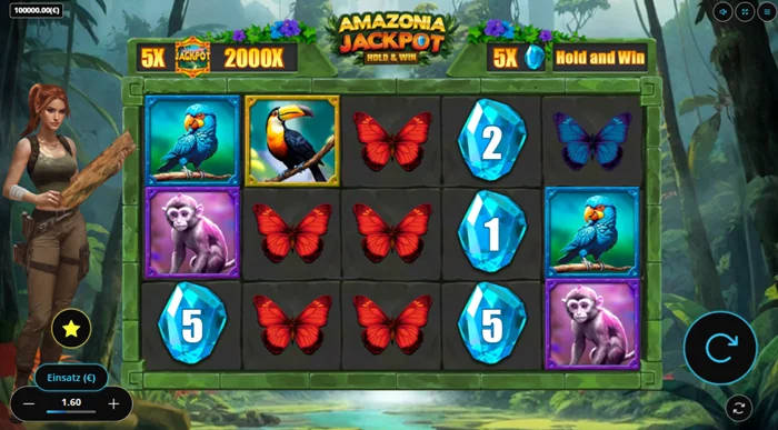 Amazonia Jackpot Hold & Win