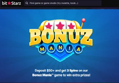 Bonuz Mania Welcome
