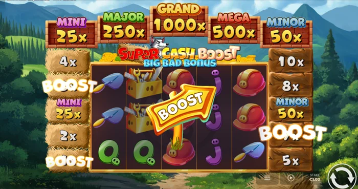 Super Cash Boost Big Bad Bonus