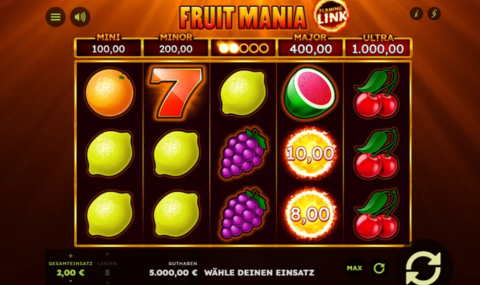 Fruit Mania Flaming Link