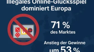 Illegales Online-Glücksspiel dominiert Europa