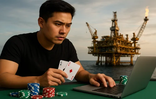 Indonesien Pokerspieler
