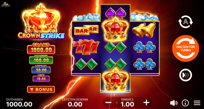 Crown Strike Hold and Win