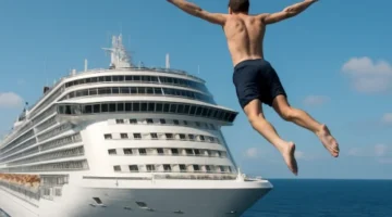 Mann springt wegen Spielschulden von Kreuzfahrtschiff